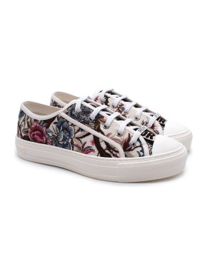 Christian Dior Floral Embroidered Walk'n'Dior Sneakers