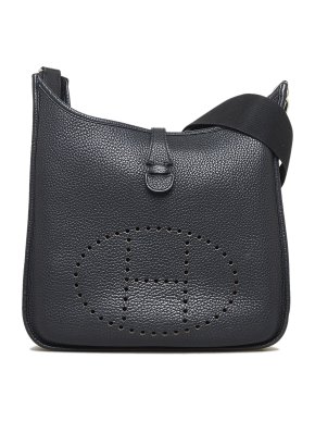 Hermes Black Clemence Evelyne III PM