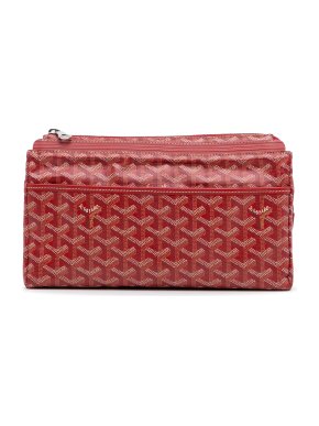 Goyard Red Goyardine Miroir Toiletry Pouch