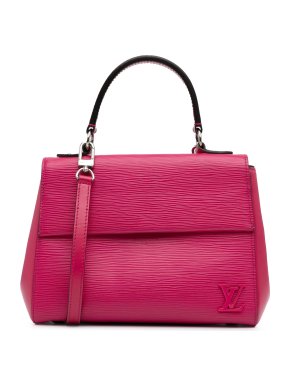 Louis Vuitton Pink Epi Leather Cluny BB Top Handle Bag