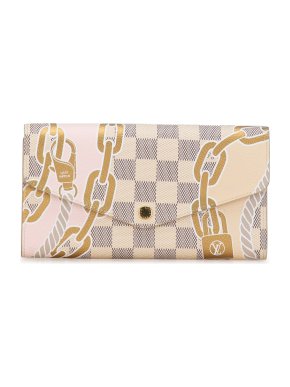 Louis Vuitton Damier Azur Nautical Sarah Long Wallet