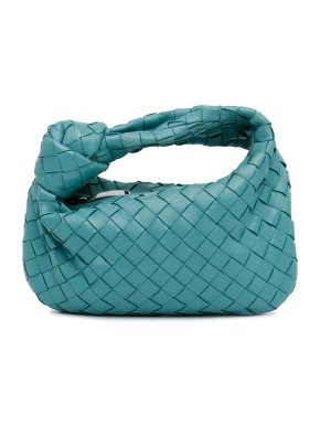 Bottega Veneta Teal Mini Intrecciato Jodie