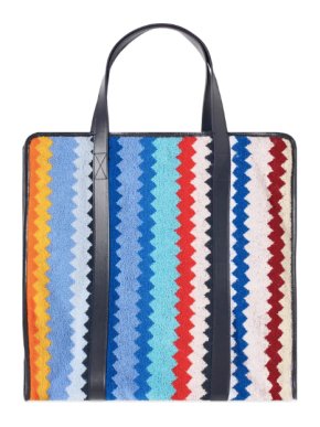 Missoni Multi-Coloured Zigzag Cecil Home Tote  Bag
