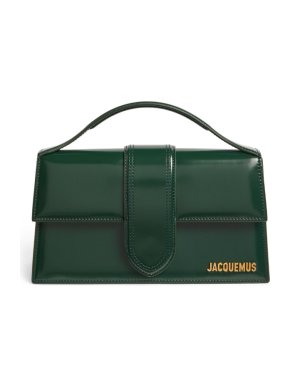 Jacquemus Green Patent Leather Le Grand Bambino Bag