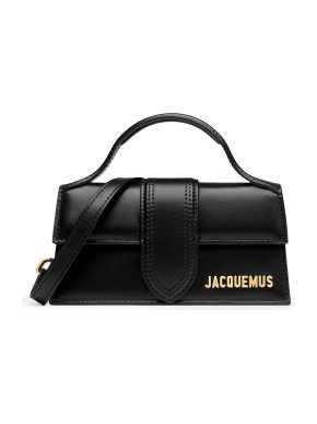 Jacquemus Black Leather Mini Le Bambino Bag