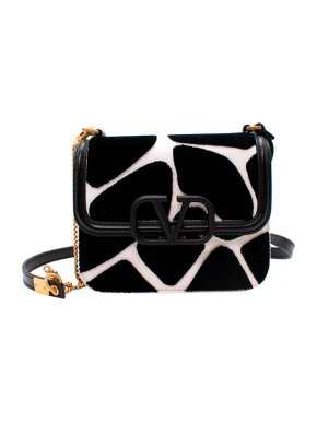 Valentino Small V-Sling Giraffe Print Shoulder Bag
