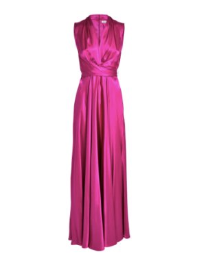 E.STOTT Pink Cerise Silk Sadie Gown
