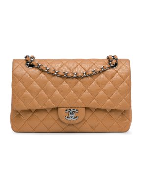 Chanel Caviar Leather Medium Double Flap Bag