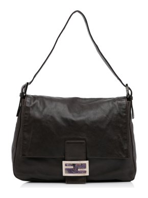 Fendi Black Leather Mamma Forever