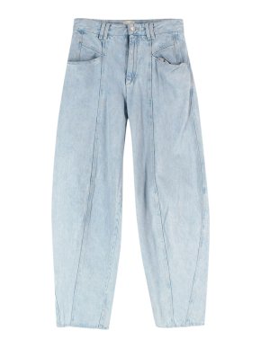 Isabel Marant Light Blue Vetan Straight-Leg Jeans