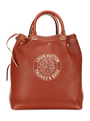 Louis Vuitton Brown Leather Tobago Trunks and Bags Shoe Bag
