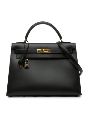 Hermes Black Box Calf Kelly Sellier 32