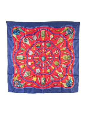 Hermes 'Qu Importe Le Flacon' Silk Scarf