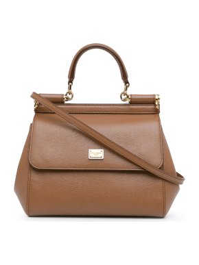 Dolce & Gabbana Brown Mini Miss Sicily Bag
