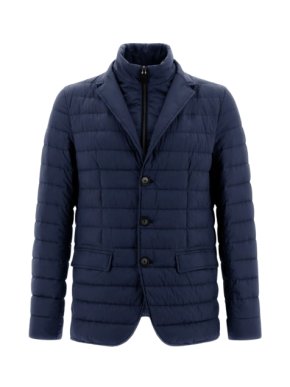 Herno Navy Blazer Puffer Jacket