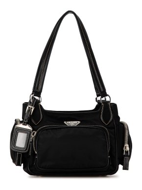 Prada Black Tessuto Shoulder Bag