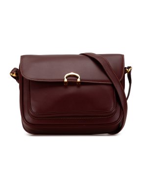 Cartier Burgundy Must de Cartier Crossbody Bag