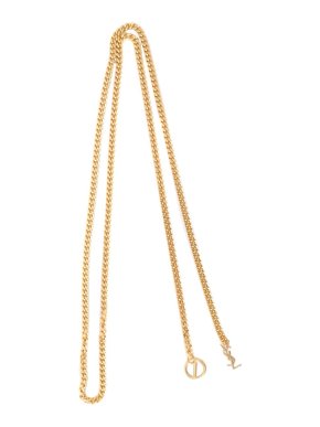 Saint Laurent Cassandra Gourmette Chain Belt