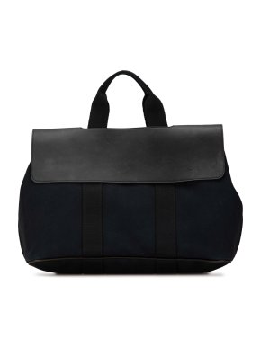 Hermes Black Toile and Swift Valparaiso GM Tote
