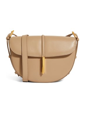 Demellier Tan Leather The Tokyo Cross-Body Bag