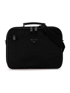 Prada Black Tessuto Business Bag
