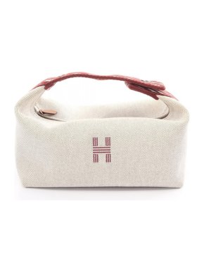 Hermes Beige Small Toile Bride A Brac