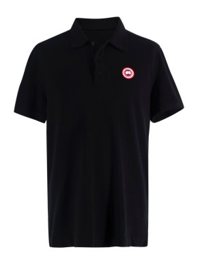 Canada Goose Black Beckley Polo Shirt