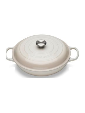 Le Creuset Cream Cast Iron Shallow Casserole Dish (30cm)