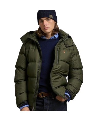 Polo Ralph Lauren Cap Padded Jacket with Detachable Hood
