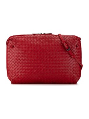 Bottega Veneta Red Large Intrecciato Nodini