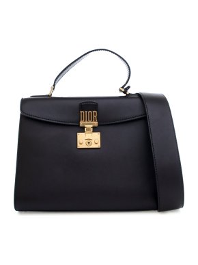 Dior Black DiorAddict Top Handle Bag