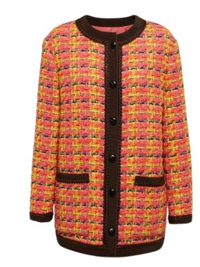 Gucci Multi Coloured Lame Tweed Jacket
