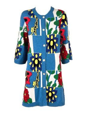 Chanel Multicoloured Jewel Button Cashmere Cardigan