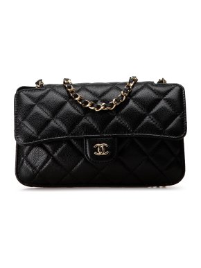 Chanel Black Caviar Leather Nylon Graffiti Foldable Shopping Tote