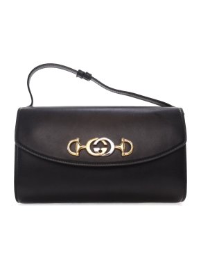 Gucci Black Small Zumi Shoulder Bag