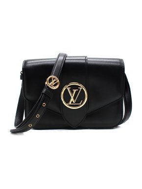 Louis Vuitton Black Pont 9 Messenger Bag