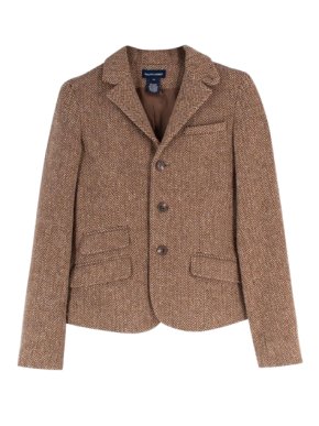 Ralph Lauren Kids Brown Tweed Jacket 14 yrs