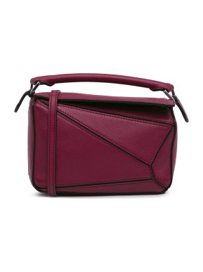 Loewe Raspberry Mini Puzzle Bag