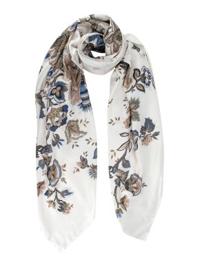 Dior Floral Silk Scarf