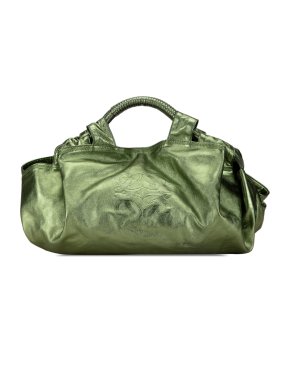 Loewe Metallic Green  Nappa Aire Tote Bag