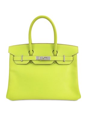 Hermes Birkin Retourne 30 in Kiwi Epsom Leather with Palladium Hardware