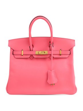 Hermes Birkin Retourne 25 in Rose Azalea Swift Leather with Gold Hardware