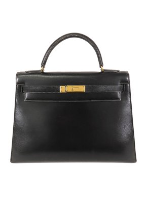 Hermes Black Box Calf Kelly Sellier 28