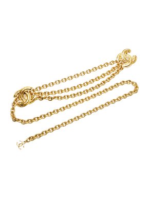 Chanel Gold Plated CC Chain-Link Belt
