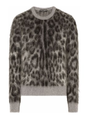 Dolce & Gabbana Grey Mohair Jumper