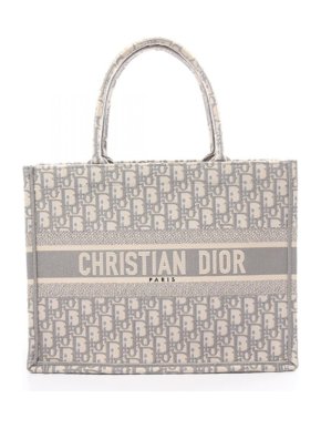 Dior Grey Medium Oblique Book Tote