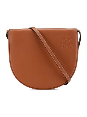 Loewe Brown Small Soft Calfskin Heel Bag