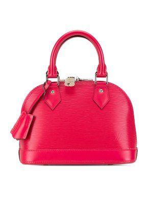 Louis Vuitton Pink Epi Alma BB