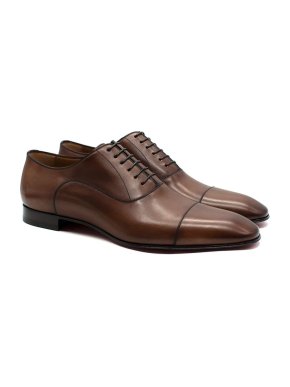 Christian Louboutin Brown Greggo Oxford Shoes