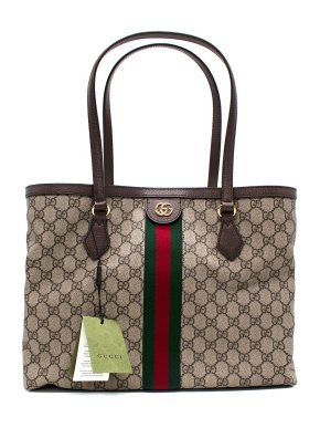Gucci Monogram Ophidia Medium Tote Bag